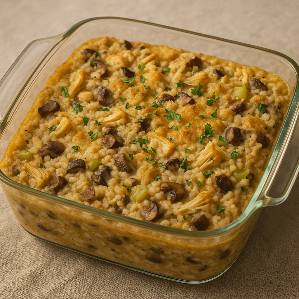 jackfruit and rice casserole